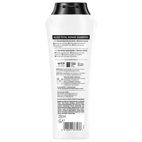 Gliss Total Repair Shampoo 250 ML