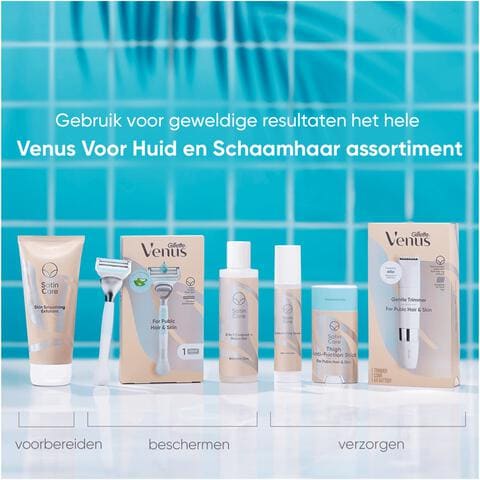 Gillette Venus Voor Huid En Schaamhaar Aloe Vera Navulmesjes 8 Stuks
