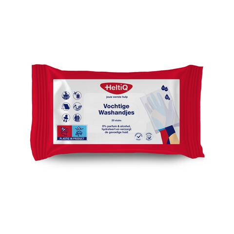 HeltiQ Vochtige Washandjes 20 stuks