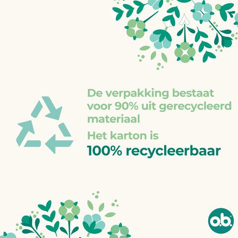 o.b.® Organic Cotton Super 16 Stuks