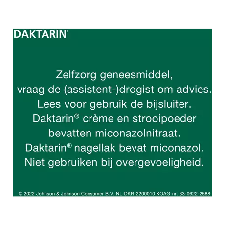 Daktarin Strooipoeder 2% 20 gram
