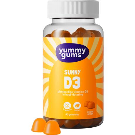 Yummygum Sunny D3 Suikervrij 60 stuks  