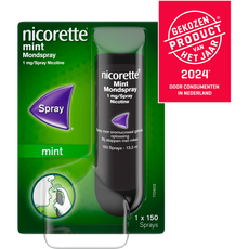 Nicorette® Mondspray – bij stoppen met roken – 13,2 ml, 1 mg nicotinez