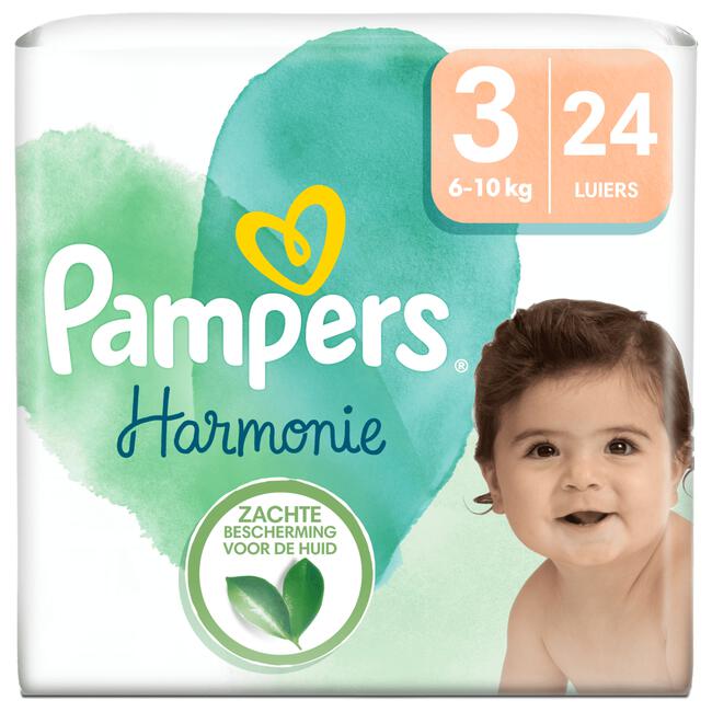 schending Mogelijk Tegenstander Pampers Harmonie Luiers Maat 3 6-10 KG 24 Stuks 24 EA | Etos