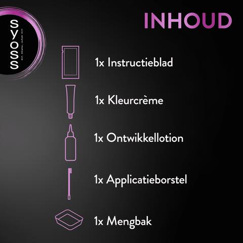 Syoss Browtint Wenkbrauw-wimper verf Donkerbruin