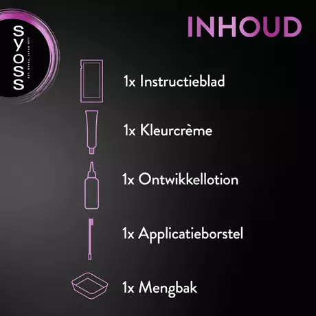 Syoss Browtint Wenkbrauw Verf Donkerbruin 1 stuk
