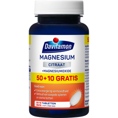 Davitamon Magnesium Citraat Tabletten 50+10 stuks