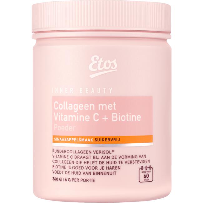 Etos Inner Beauty Collageen Vitamine C Biotine Poeder 360 GR