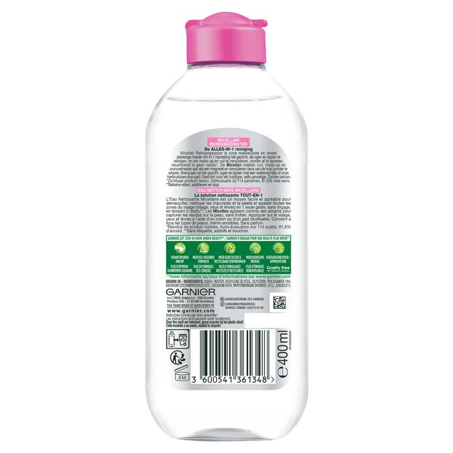 Garnier SkinActive Micellair Reinigingswater Gevoelige Huid 400 ML