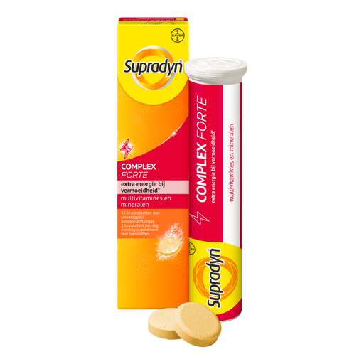 Supradyn Complex Forte Multivitamine Extra Energie Bruistabletten 15 stuks