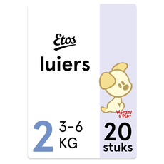 Etos Woezel & Pip Luiers Mini Maat 2 3-6 kg 52 stuks