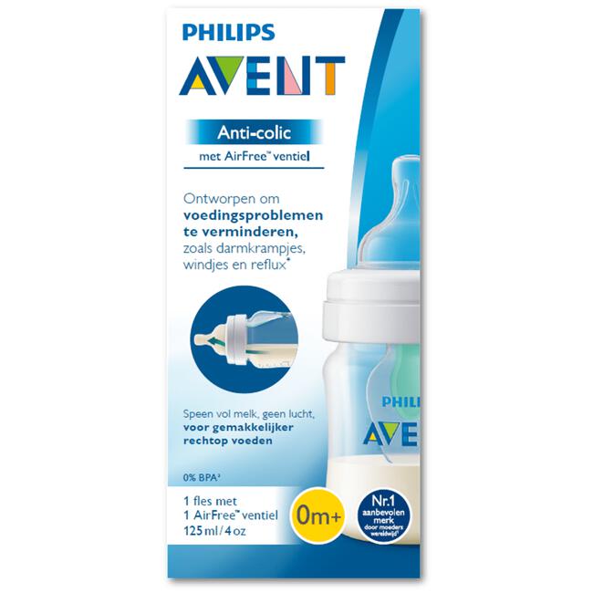 Philips Avent Anti-Colic Babyfles 0 M+ SCF810/14 125 ML