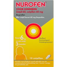 Nurofen Zetpil Kind 60mg 10 stuks