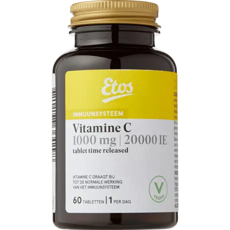 Etos Vitamine C 1000 MG Tablet Time Released 60 stuks