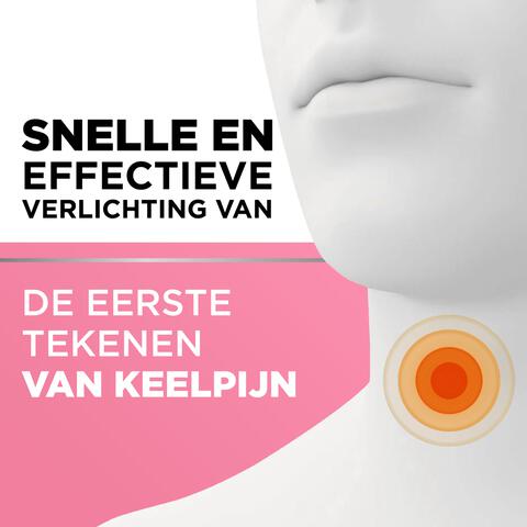Strepsils Keeltabletten Aardbei Suikervrij 24 stuks