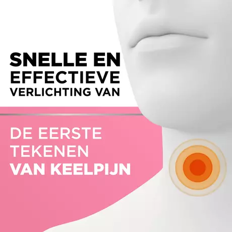 Strepsils Keeltabletten Aardbei Suikervrij 24 stuks