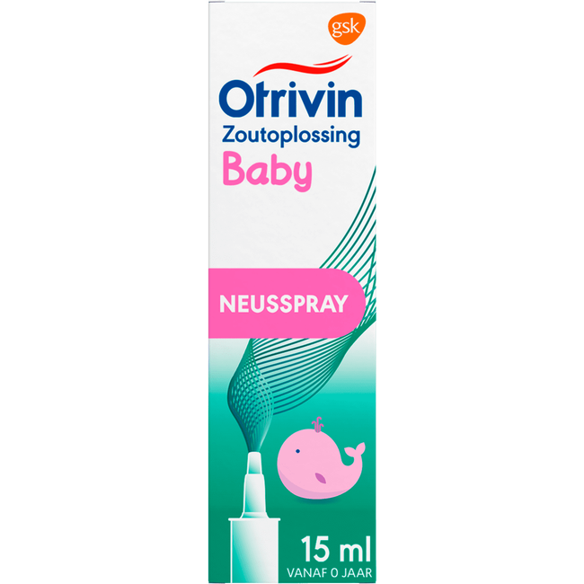 Otrivin Baby Zoutoplossing Neusspray Vanaf 0 Jaar 15 Ml Etos