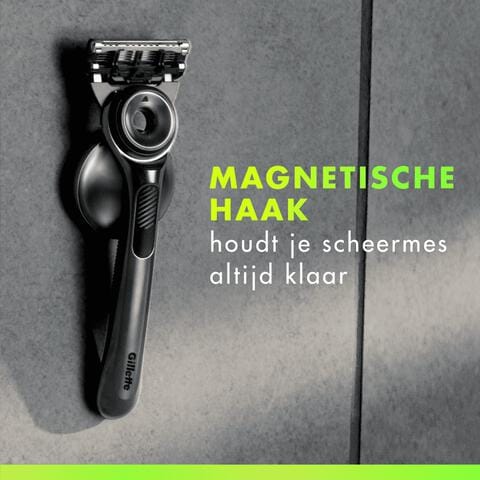 GilletteLabs Scheersysteem 1 Handvat Met 1 Navulmesje En Muurhanger