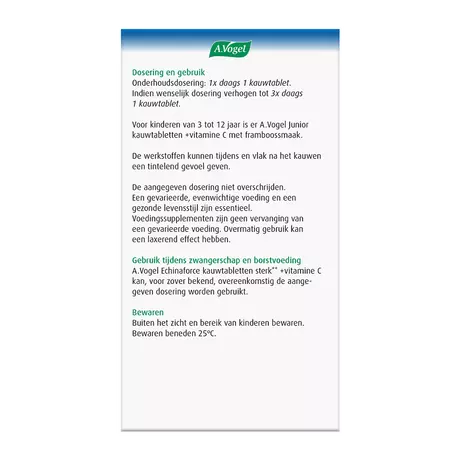 A.Vogel Echinaforce Sterk** + Vitamine C Weerstand1* Kauwtabletten 60 stuks