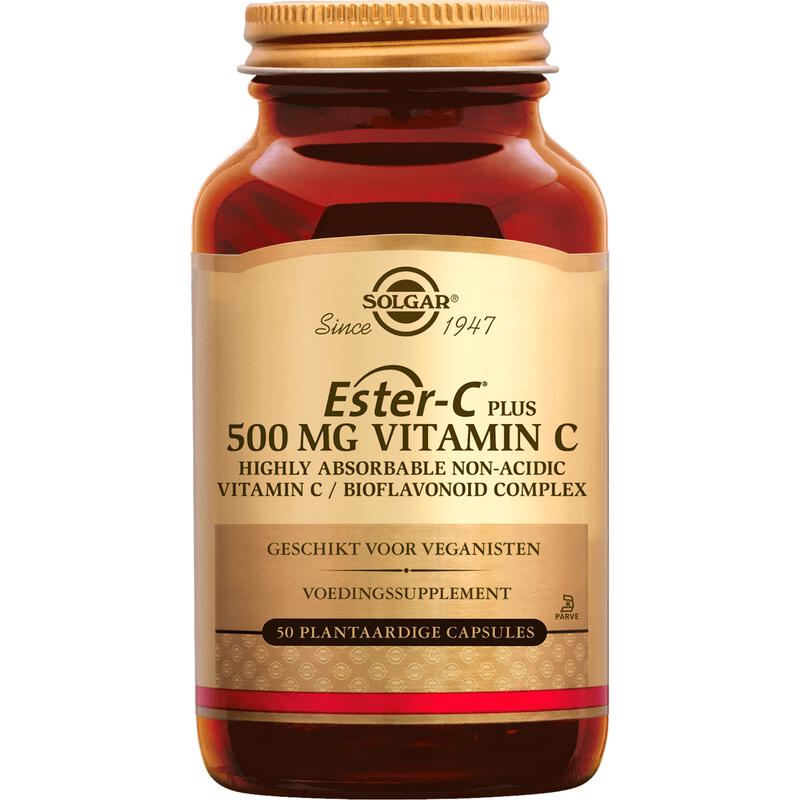 Solgar Ester-C Plus 500 MG Vitamine C Capsules 50 stuks