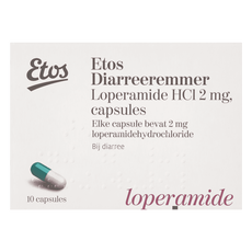 Etos Diarreeremmer Loperamide HCI 2 MG Capsules