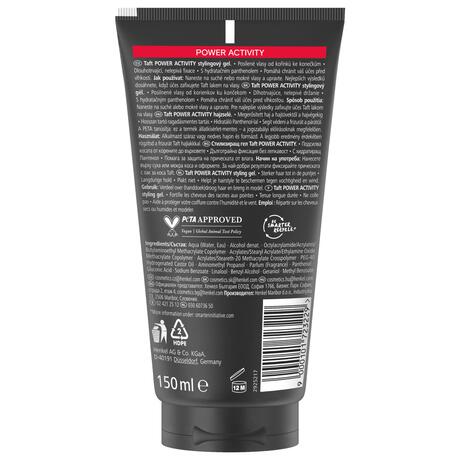 Taft Styling Power Activity Gel 150 ML