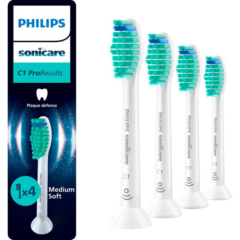 Philips Sonicare ProResults Opzetborstels Wit HX6014/87 4 stuks