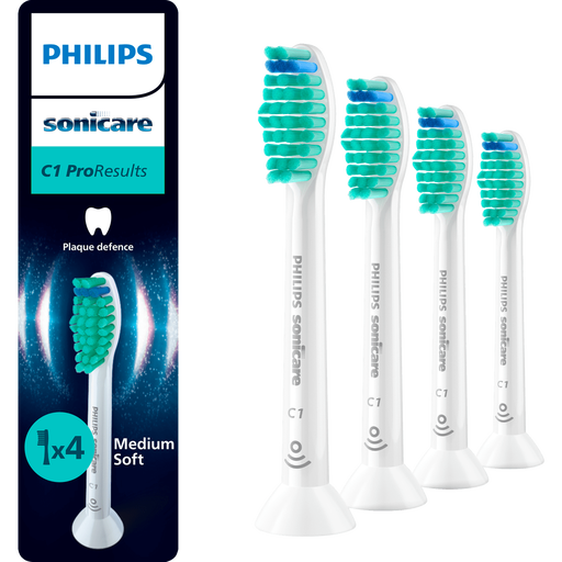 Philips Sonicare ProResults Opzetborstels Wit HX6014/87 4 stuks