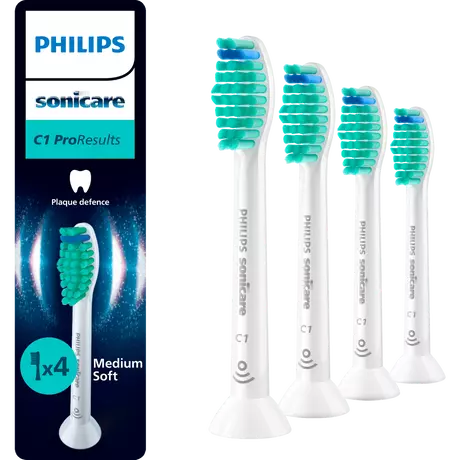 Philips Sonicare ProResults Opzetborstels Wit HX6014/87 4 stuks