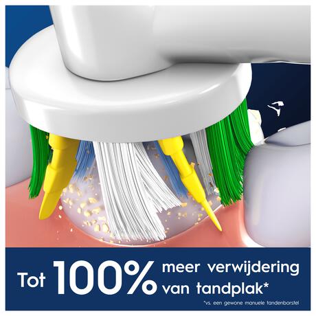 Oral-B Floss Action Opzetborstels Wit 4 Stuks