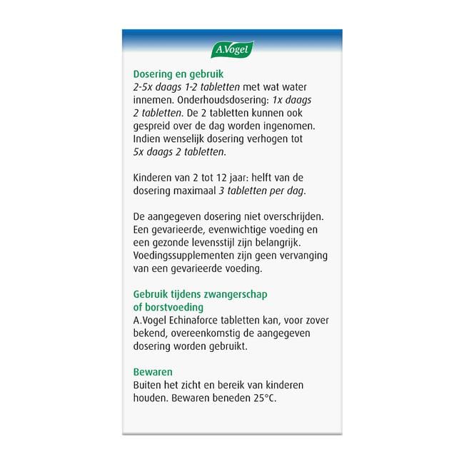 A.Vogel Echinaforce Weerstand1* Tabletten 350 stuks