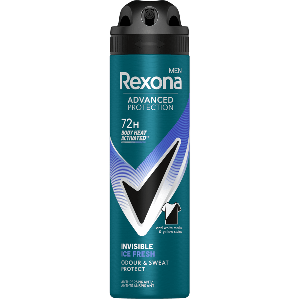 Rexona Men Advanced Protection Invisible Ice Deodorant Spray 150 ML