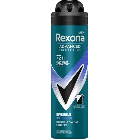 Rexona Men Advanced Protection Invisible Ice Deodorant Spray 150 ML