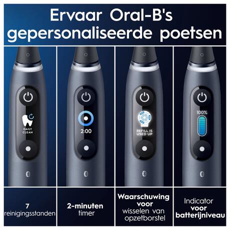 Oral-B iO 9S Zwart Elektrische Tandenborstel 