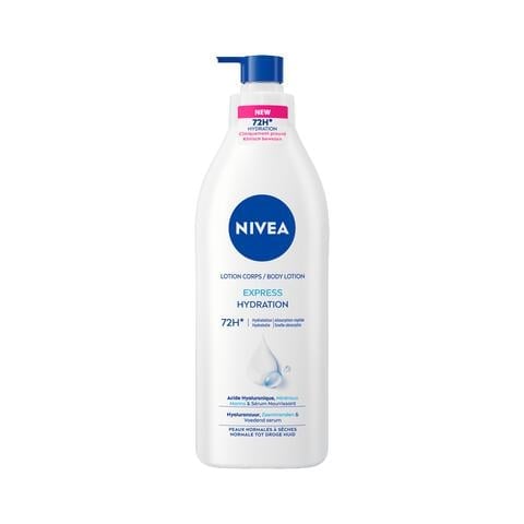 NIVEA Express Hydraterende Body Lotion Pomp 400 ML