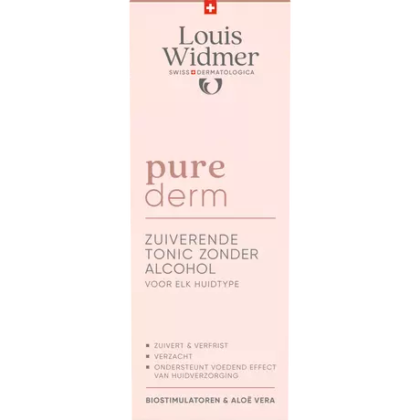 Louis Widmer Purederm Tonic Zonder Alcohol Met Parfum 200 ML