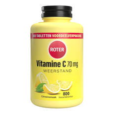 Roter Vitamine C 70 mg citroen 800 kauwtabletten