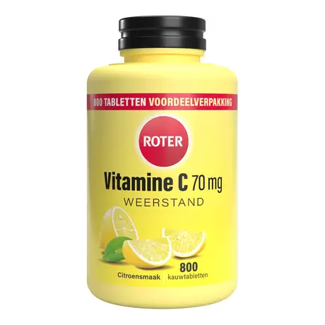 Roter Vitamine C 70 MG Citroen Kauwtabletten 800 stuks