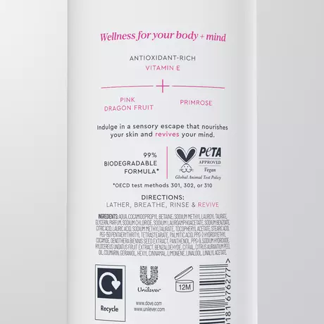 Dove Body+Mind Dragonfruit & Primrose Douchegel 350 ML