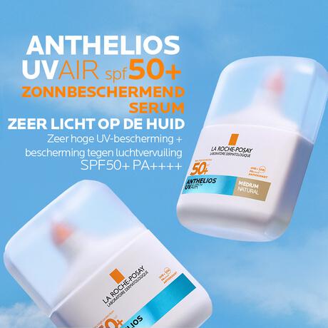 La Roche-Posay Anthelios Uvair Zonnebrand Serum SPF50+ Medium 50 ML
