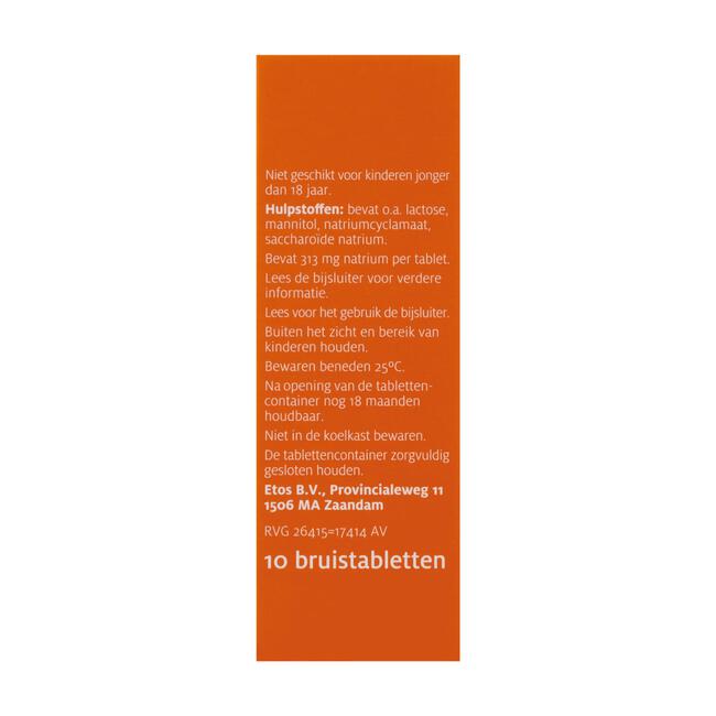 Etos Hoest Bruistabletten Acetylcysteïne 600 MG