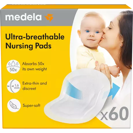 Medela Ultra Ademende Zoogkompressen 60 stuks