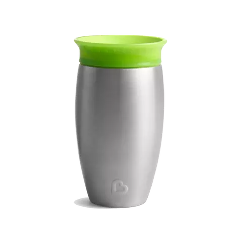 Munckin Drinkbeker Miracle Sippy Cup Roestvrij Staal Groen 296 ML