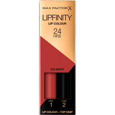 Max Factor Lipfinity Lip Colour 2-Step Long Lasting Lipstick - 070 Spicy