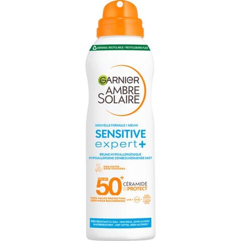 Garnier Ambre Solaire Sensitive Expert Hypoallergene Zonnebrand Mist SPF50 150 ML