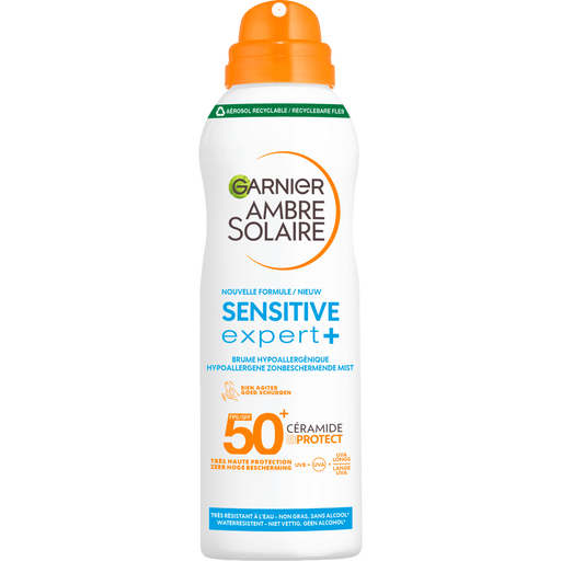 Garnier Ambre Solaire Sensitive Expert Hypoallergene Zonnebrand Mist SPF50 150 ML