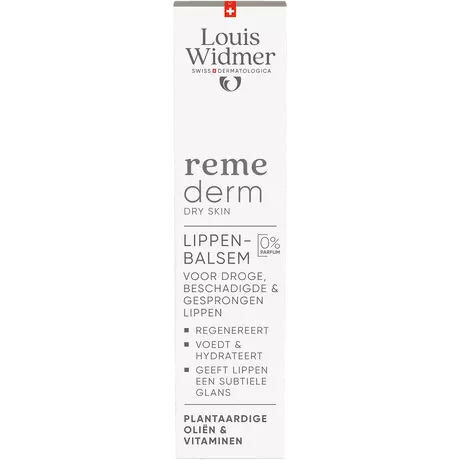 Louis Widmer Remederm Lippenbalsem Zonder Parfum 15 ML