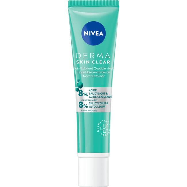 NIVEA Derma Skin Clear Night Exfoliant Onzuivere Huid 40 ML