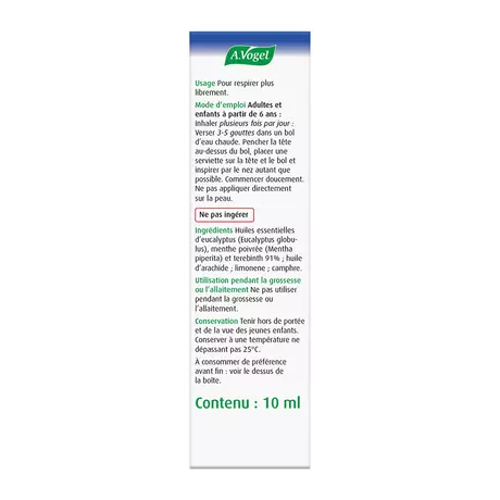A.Vogel Cinuforce Inhalatiedruppels + Menthol 10 ML