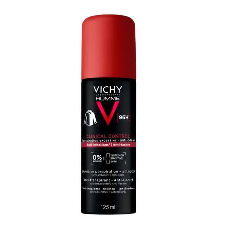Vichy Homme Deodorant 96H Clinical Control Spray 125 ML
